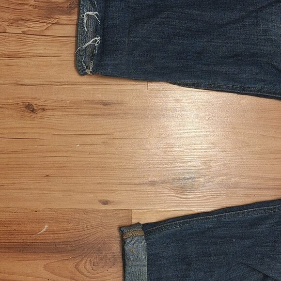 Else Denim Distressed Boyfriend Jeans - Dark Wash - Picture 4 of 6